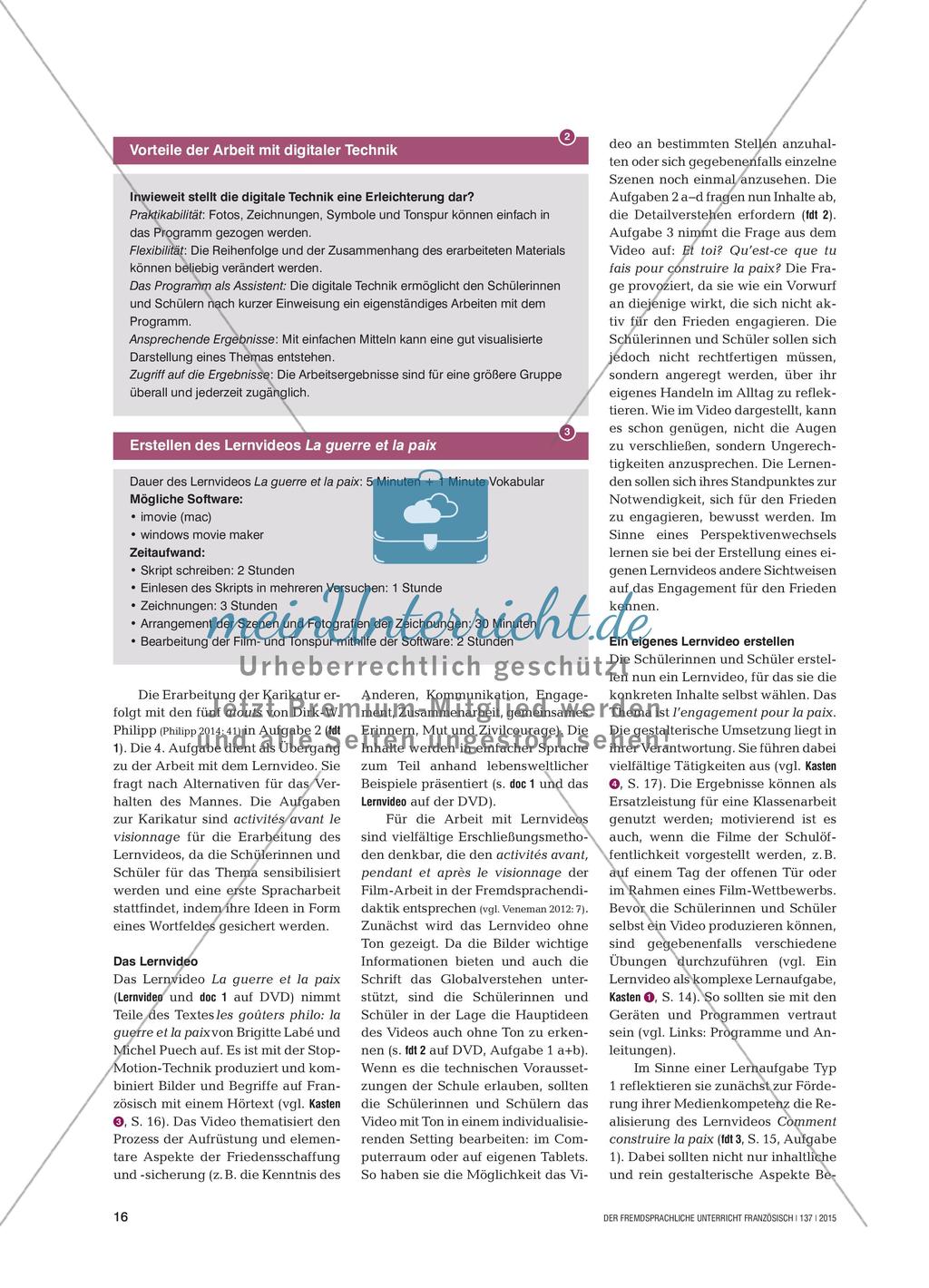 Friedenserziehung: Lernvideos Preview 4