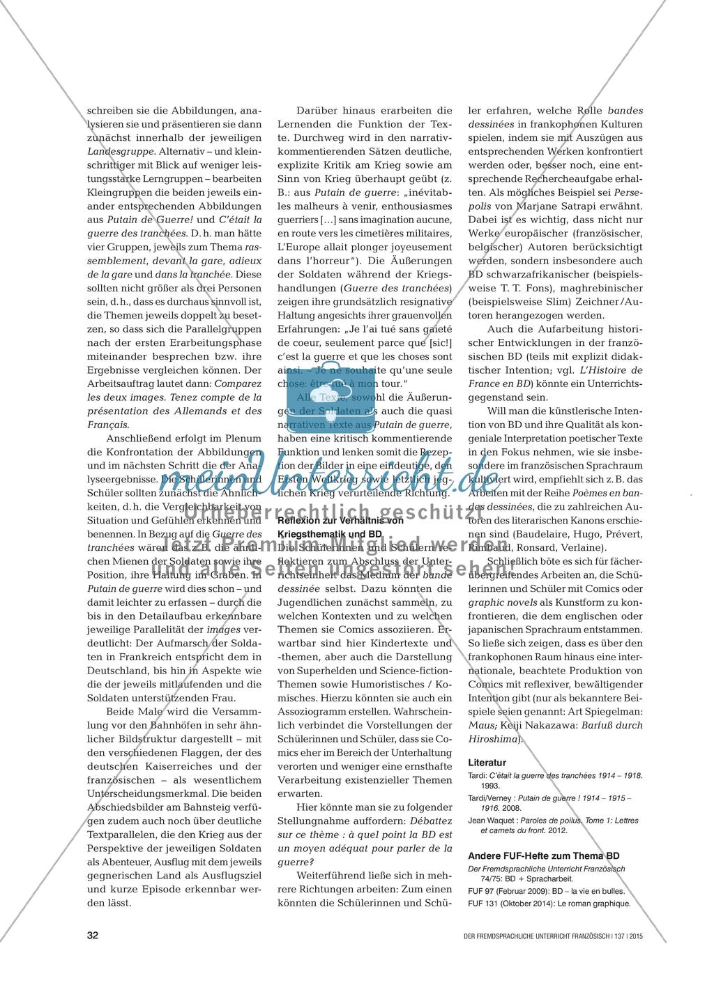 Reflexion des Ersten Weltkriegs Preview 5