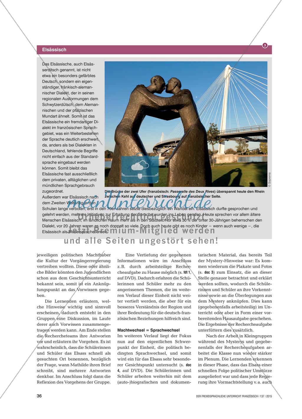 Elsass: Rolle der Sprache Preview 3