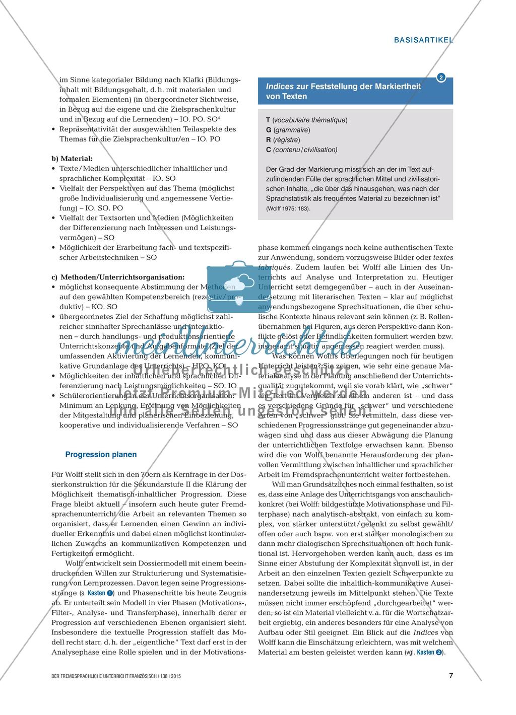 Dossierarbeit: Migration et mouvement Preview 6