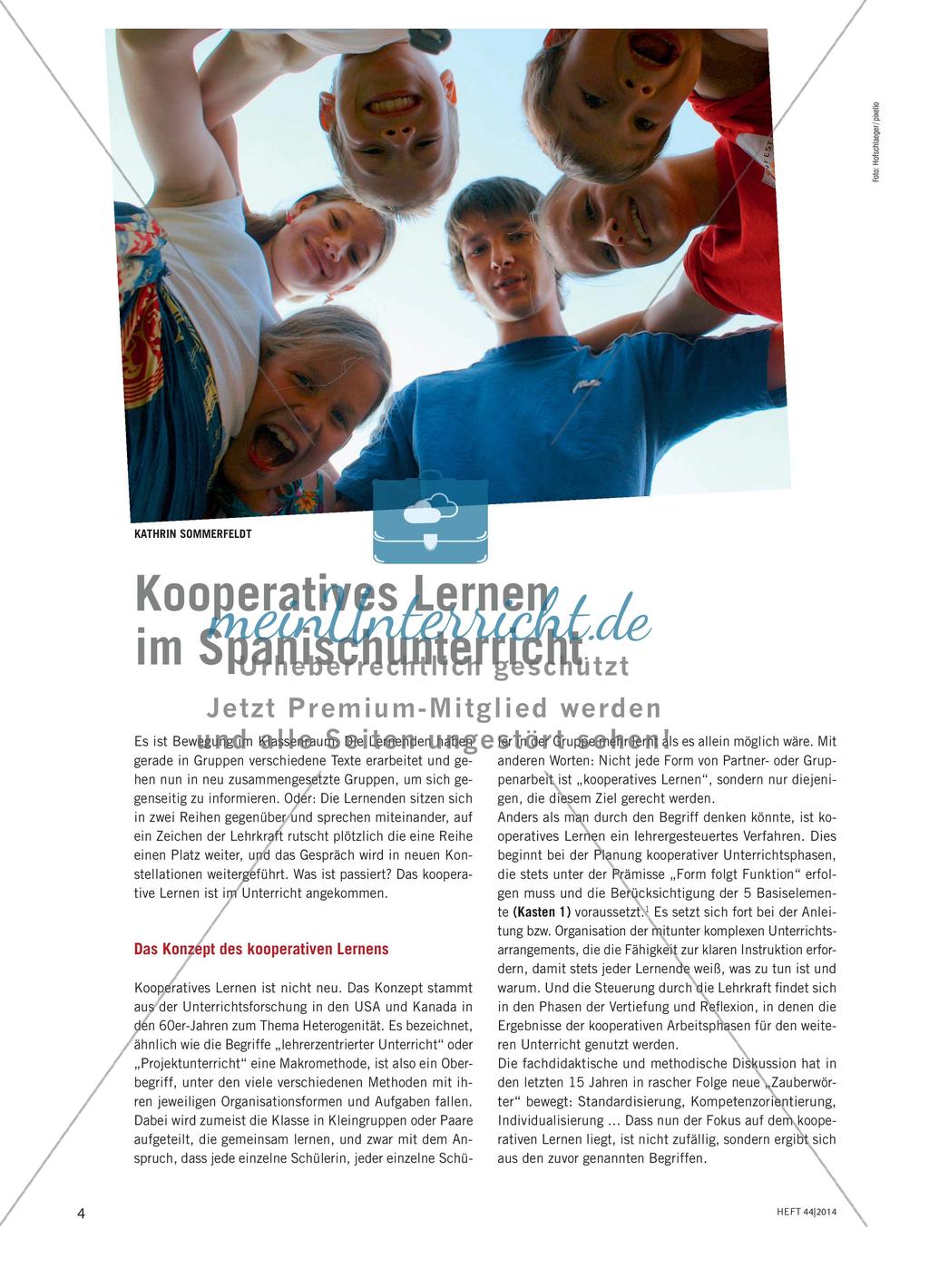 Kooperatives Lernen im Spanischunterricht Preview 1