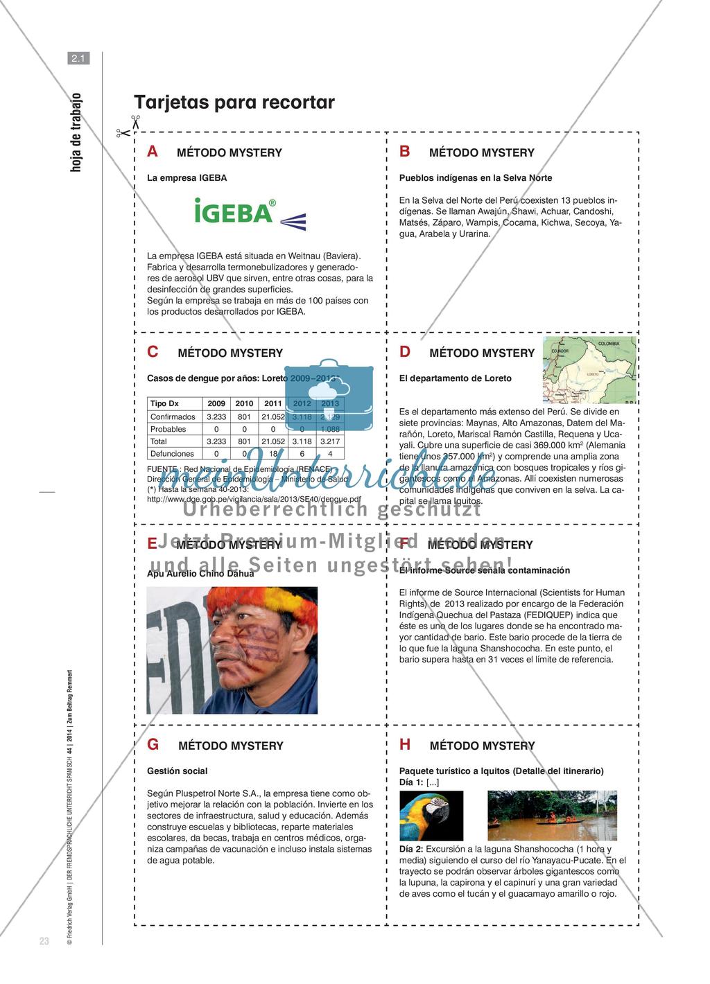 Descubrir pistas y encontrar soluciones - Die Mystery-Methode im Spanischunterricht Preview 6