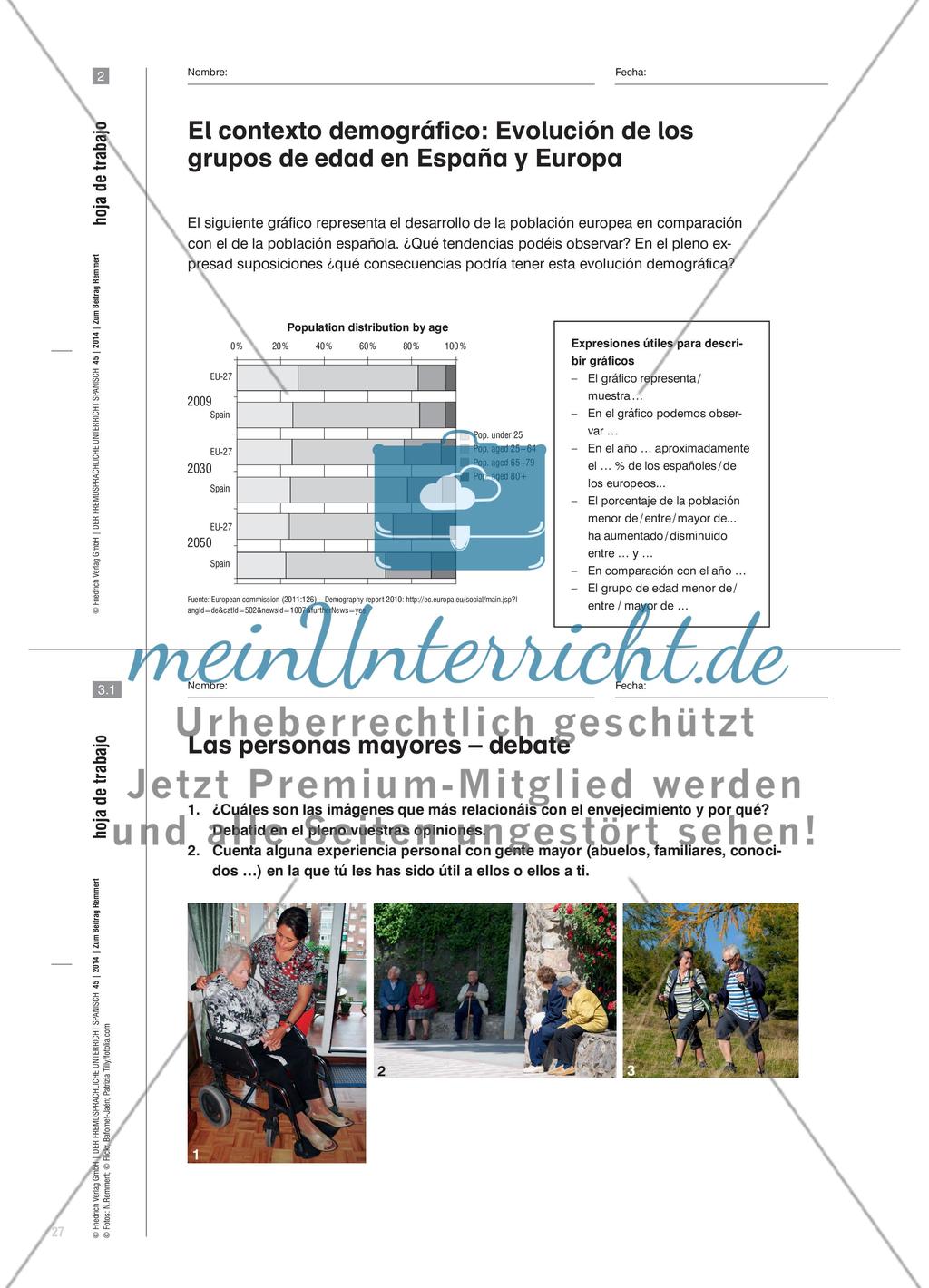 Solidarität zwischen den Generationen - Eine Lernaufgabe im Spanischunterricht Preview 4