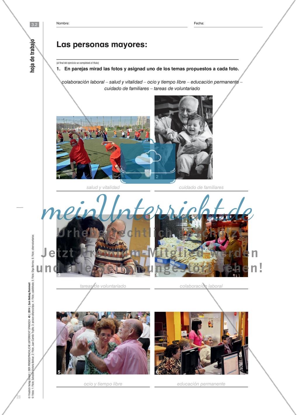 Solidarität zwischen den Generationen - Eine Lernaufgabe im Spanischunterricht Preview 5