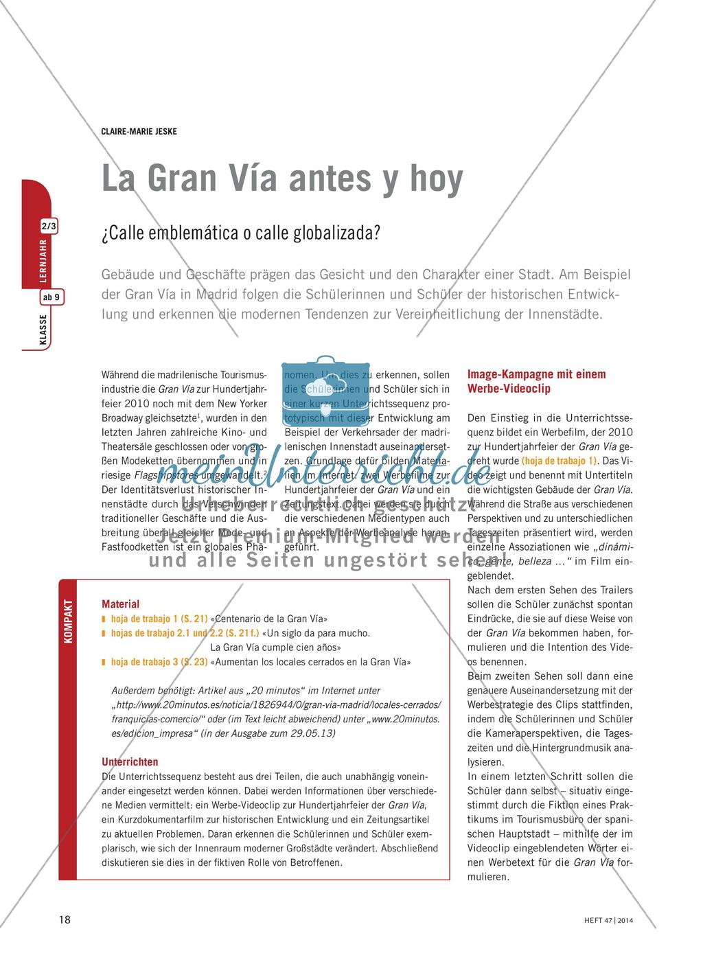 La Gran Vía antes y hoy - ¿Calle emblemática o calle globalizada? Preview 1