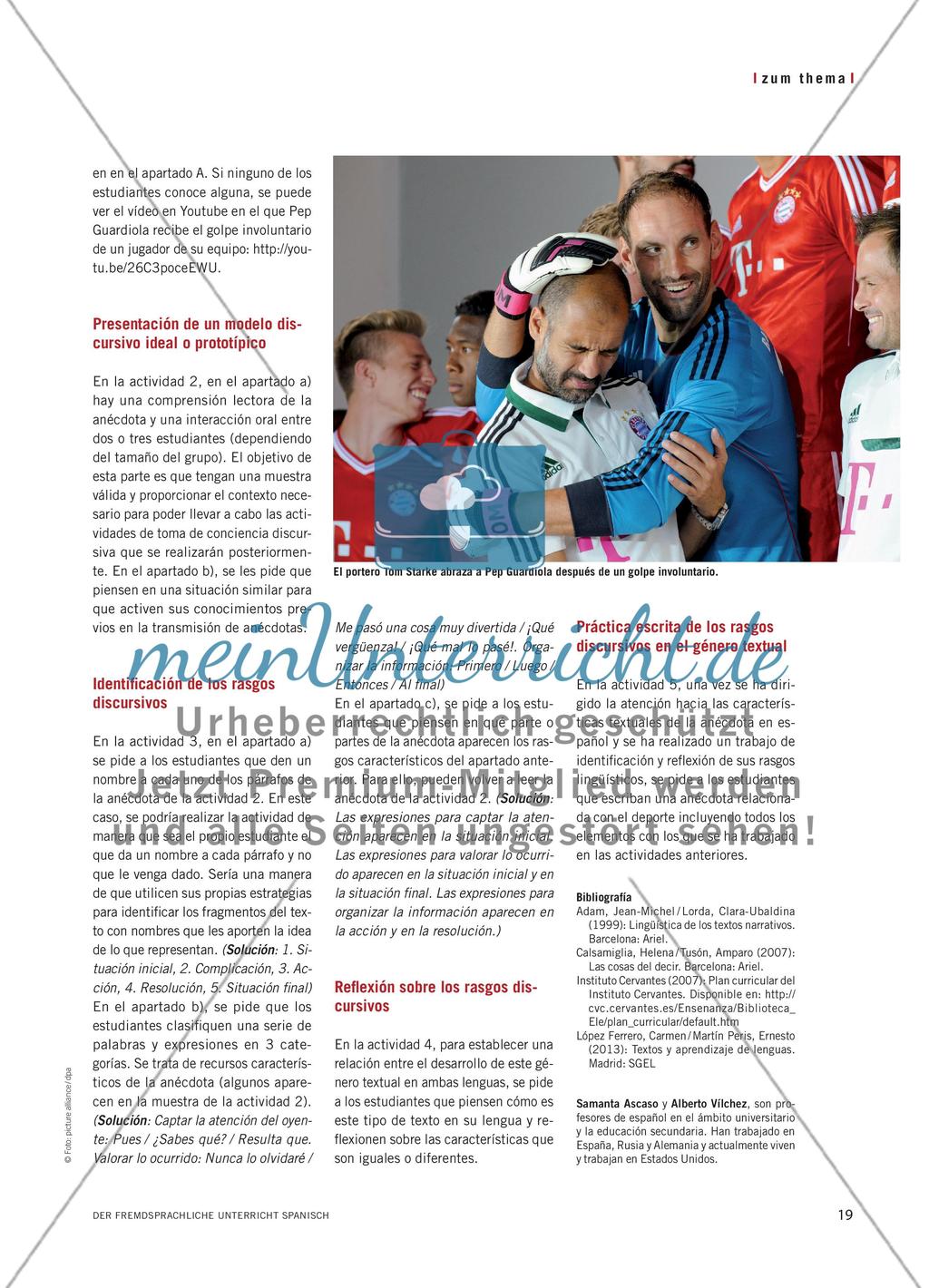 Anécdotas de deportistas del mundo hispano - Aprendizaje a través de un género textual: la anécdota Preview 2