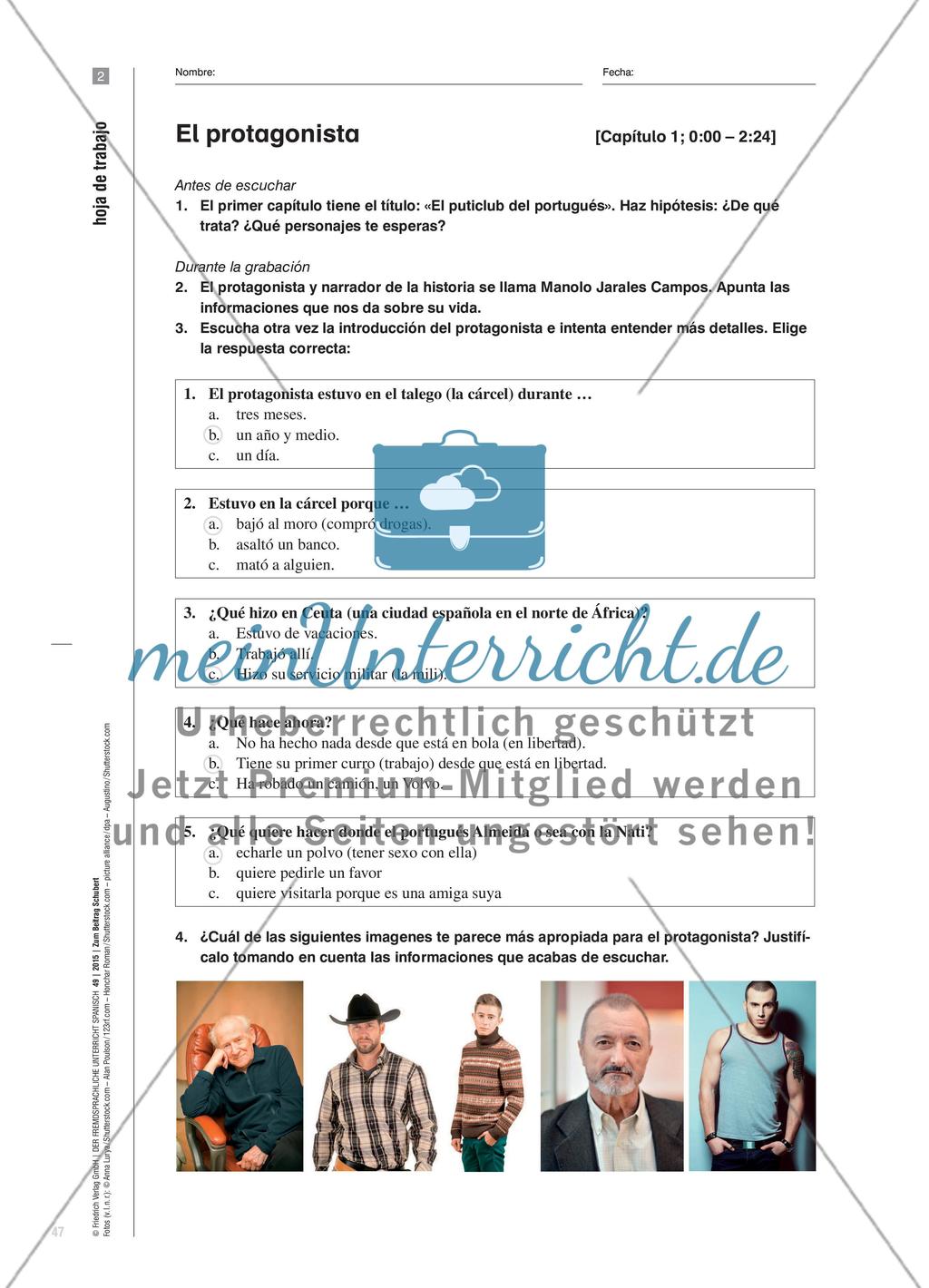 Literarisches Lernen mit Hörbuch - Arturo Pérez-Reverte: „Un asunto de honor“ Preview 4