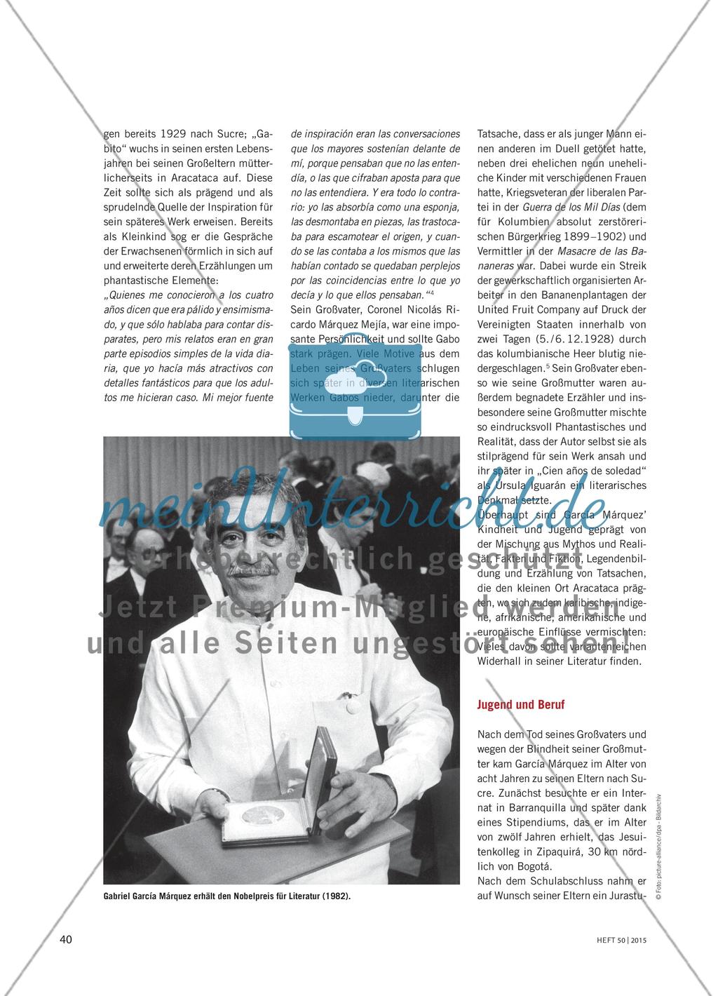 Gabriel García Márquez - Phantasie und Literatur, Magie und Realität Preview 2