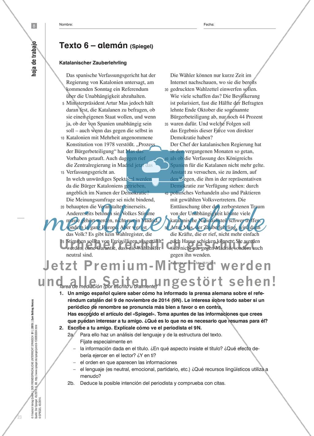 In vielen Sprachen lesen - El 9 N en la prensa internacional Preview 12