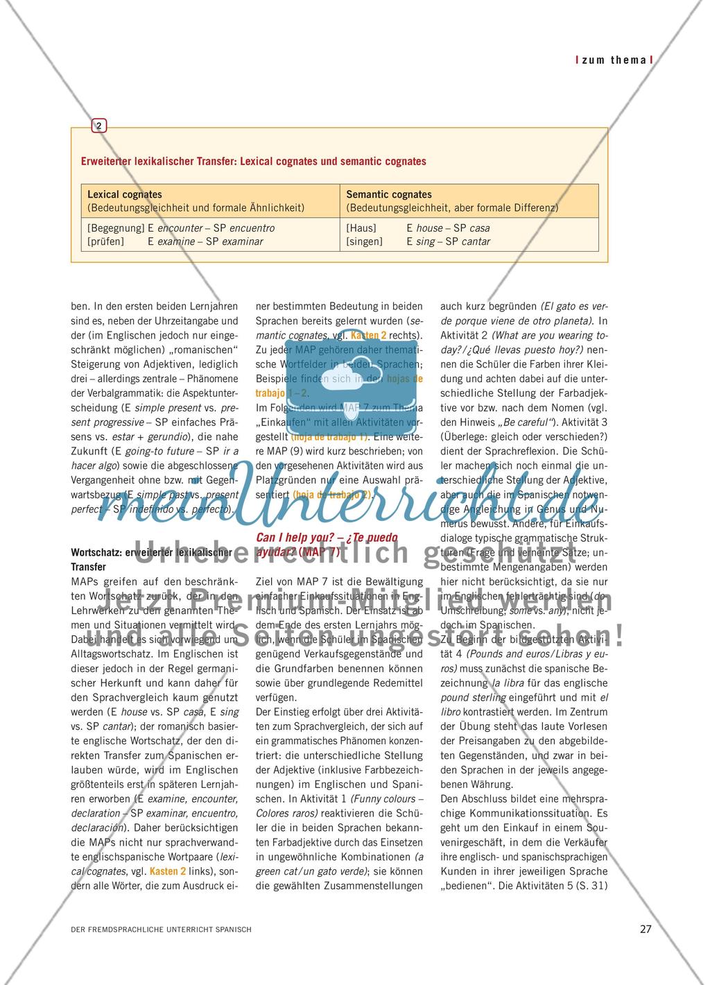 Can I help you? ¿Te puedo ayudar? - Vom Sprachvergleich zur Kommunikation in mehrsprachigen Situationen Preview 3