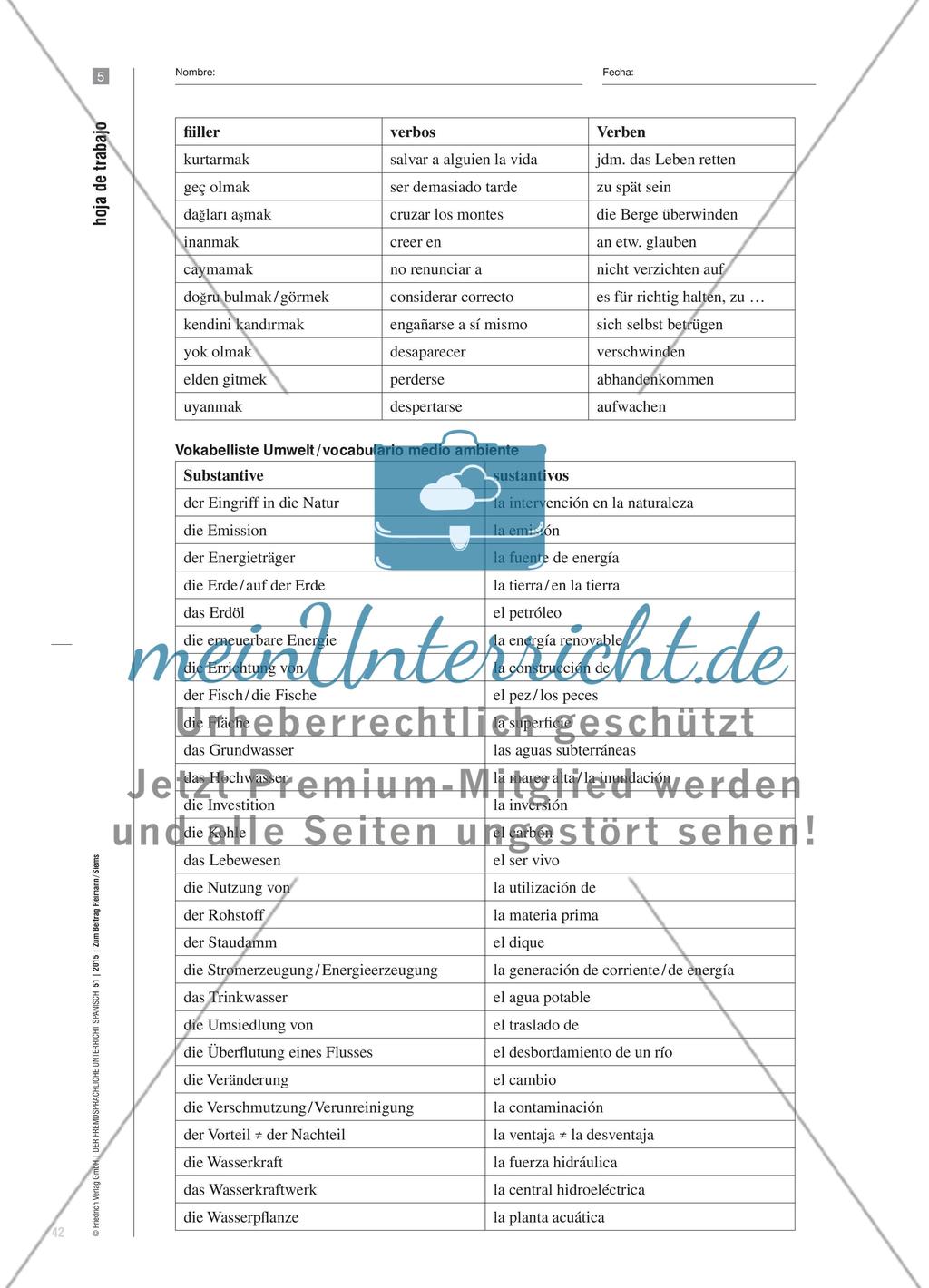 Herkunftssprachen im Spanischunterricht: Sprachmittlung Spanisch – Türkisch – Deutsch Preview 10