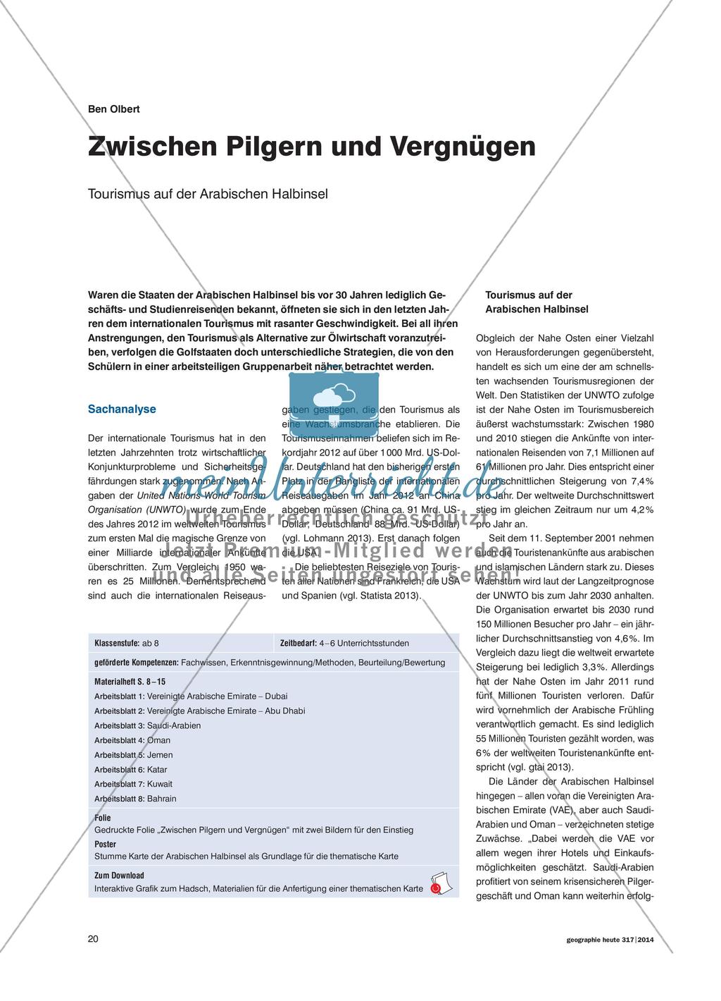 Zwischen Pilgern und Vergnügen - Tourismus auf der Arabischen Halbinsel Preview 1