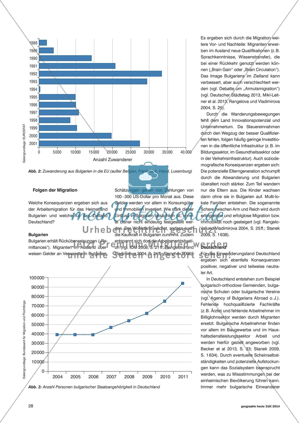 Arbeitsmigranten aus Bulgarien - Ursachen, Folgen und Probleme der Migrationsbewegungen Preview 3