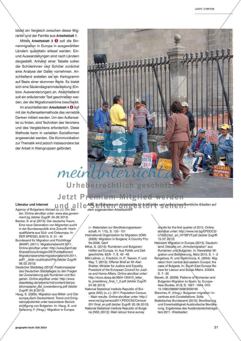 Arbeitsmigranten aus Bulgarien - Ursachen, Folgen und Probleme der Migrationsbewegungen Preview 6