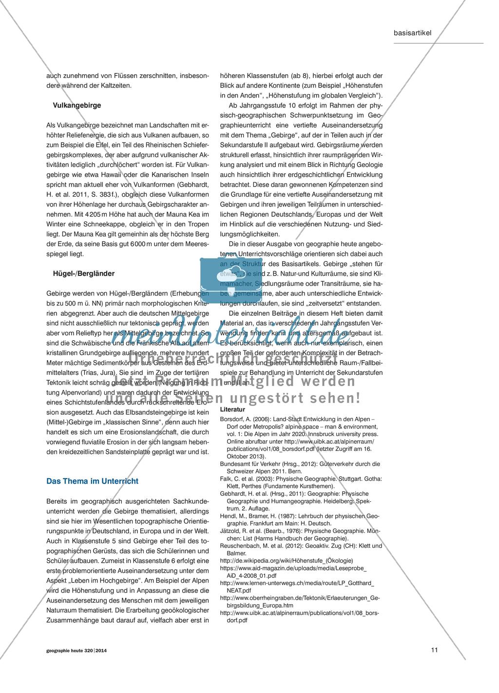 Gebirge - Komplexe Landschaften prägen das Leben der Menschen Preview 10