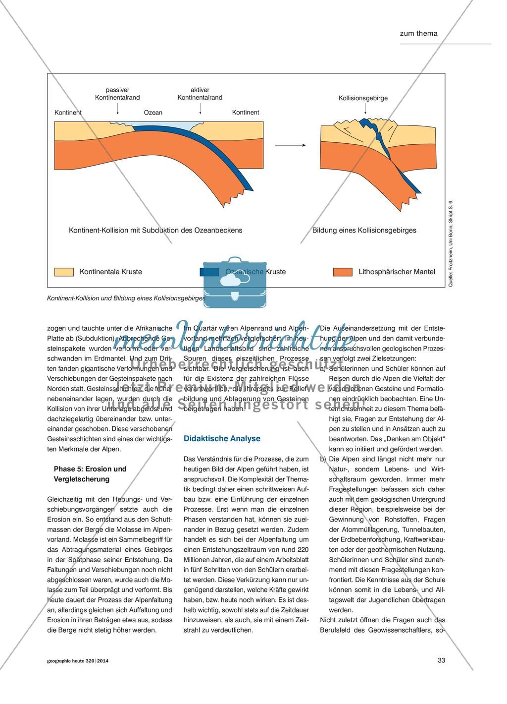 Wenn Gesteinsformationen erzählen - Prozesse und Phänomene der Alpenfaltung Preview 2