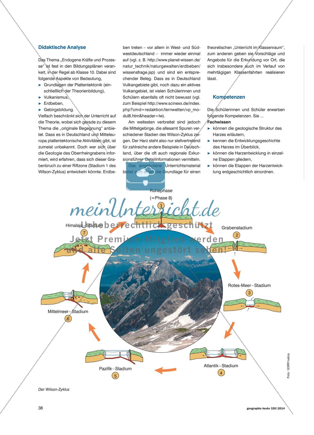 Mittelgebirge: Produkte der Plattentektonik Preview 3