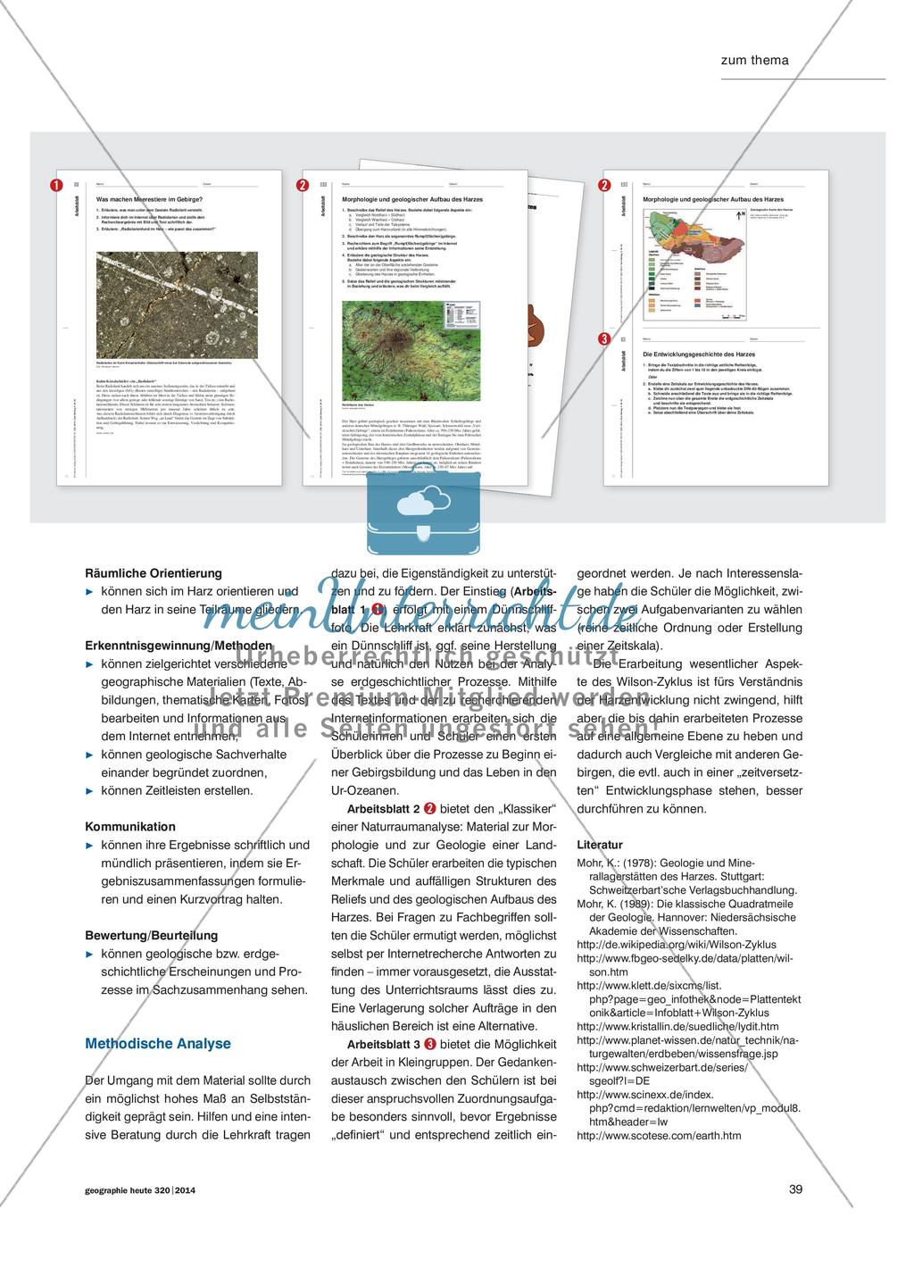 Mittelgebirge: Produkte der Plattentektonik Preview 4