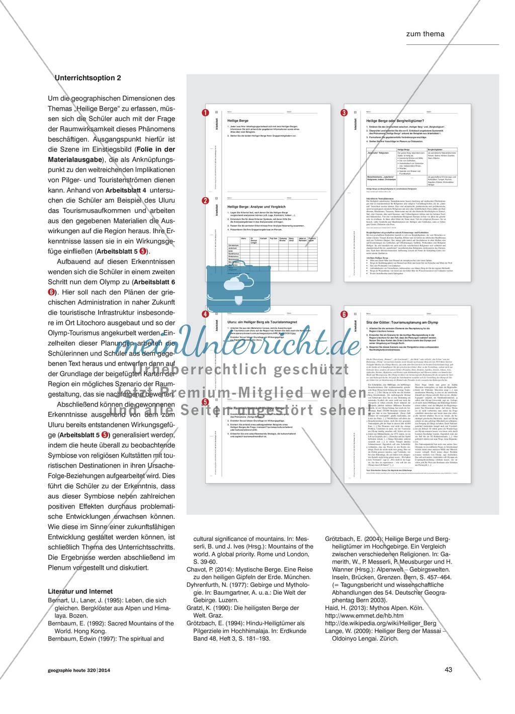 Heilige Berge - Ein kulturübergreifendes Phänomen und seine Raumwirksamkeit Preview 4
