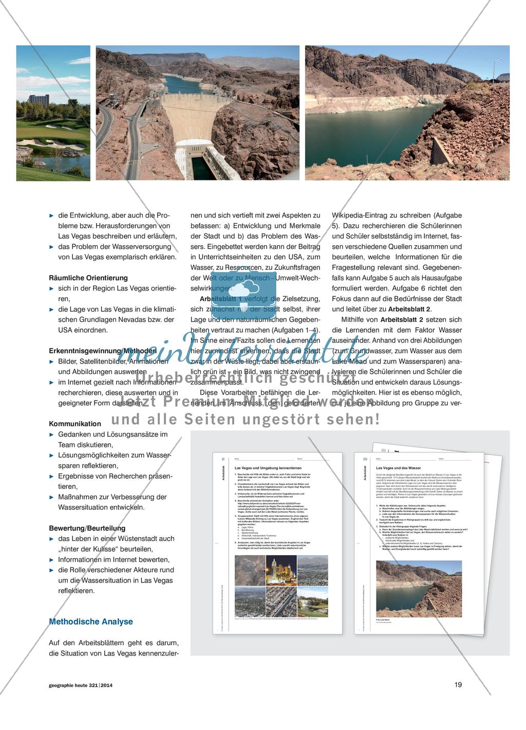 Geht Las Vegas das Wasser aus?: Das Mensch – Umwelt-System der Spielerstadt in der Wüste Preview 4