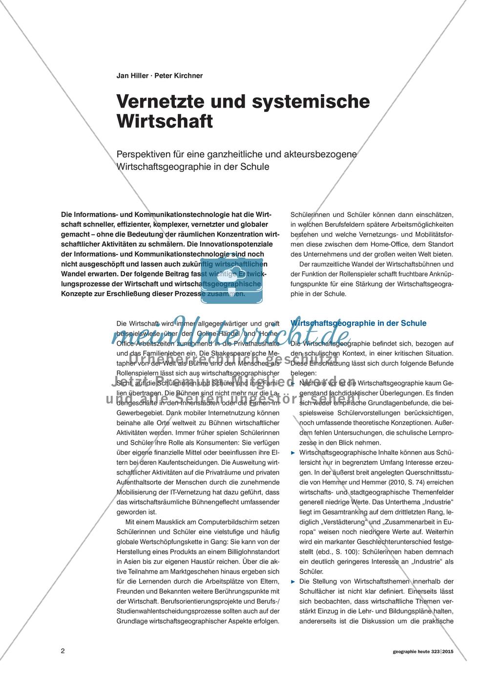 Vernetzte und systemische Wirtschaft Preview 1