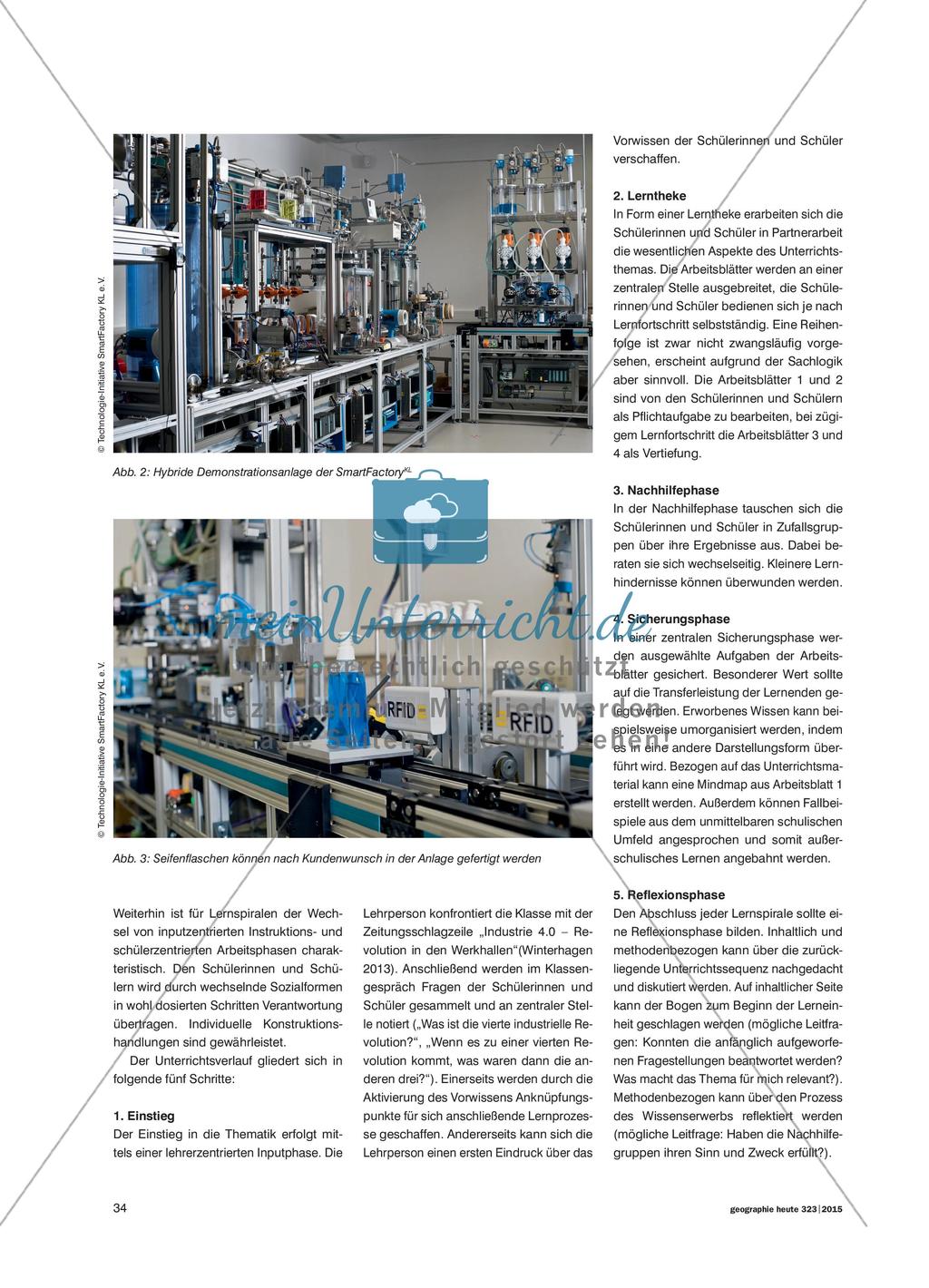 Industrie 4.0 - „Hineinbohren“ in ein komplexes Thema mithilfe einer Lernspirale Preview 3