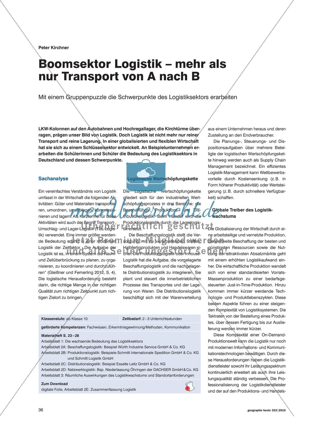 Boomsektor Logistik – mehr als nur Transport von A nach B Preview 1