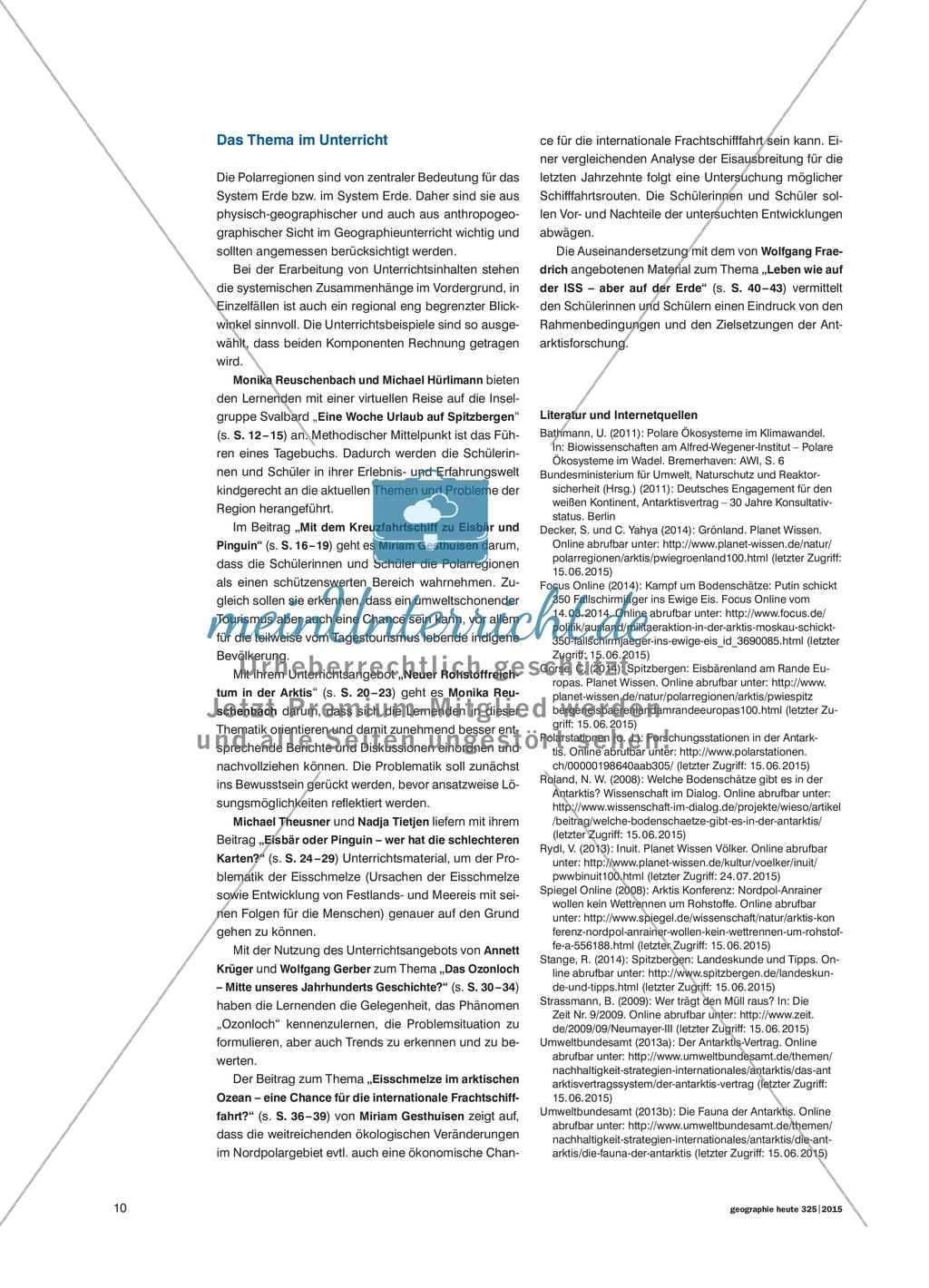 Polarregionen - Die empfindlichen Ökosysteme geraten zunehmend in den Fokus Preview 9