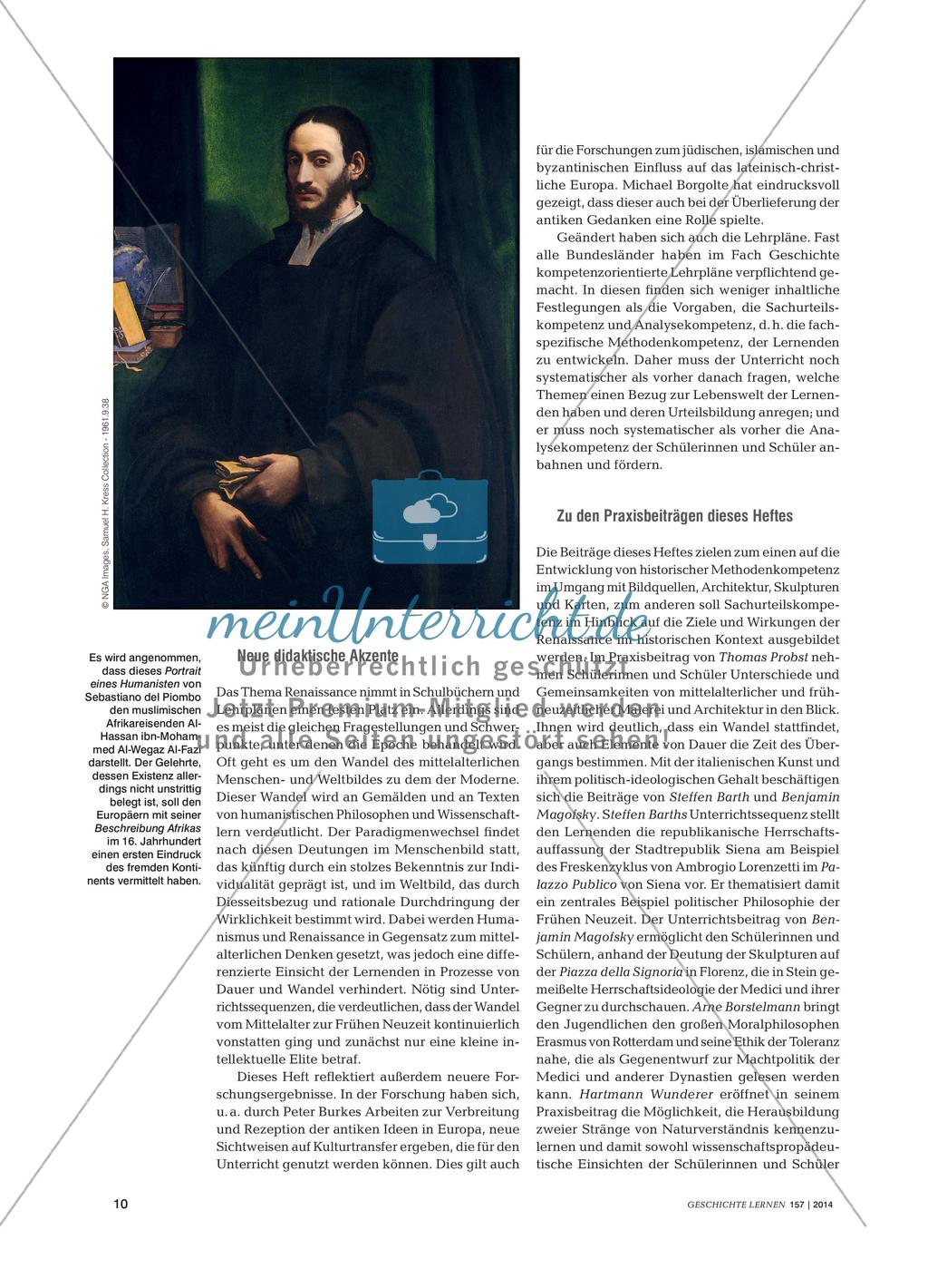 Die große Wende? - Renaissance und Humanismus Preview 9