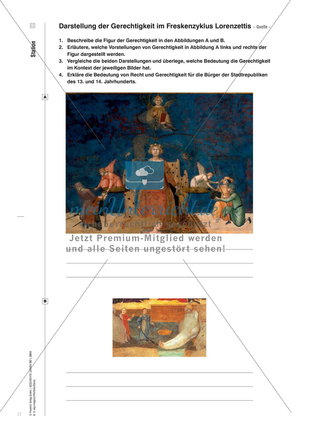 Republikanisches Denken in der Frührenaissance - Der Freskenzyklus Ambrogio Lorenzettis Preview 5