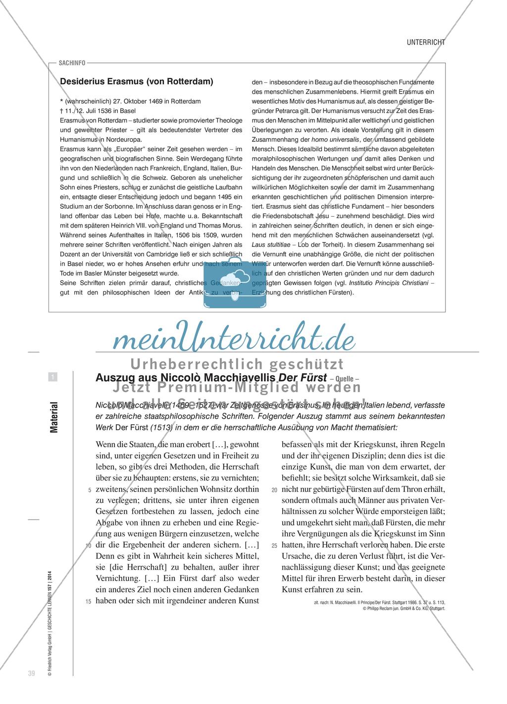 Der Frieden klagt an: Kein Platz in Europa! - Erasmus von Rotterdam und seine Querela pacis Preview 4