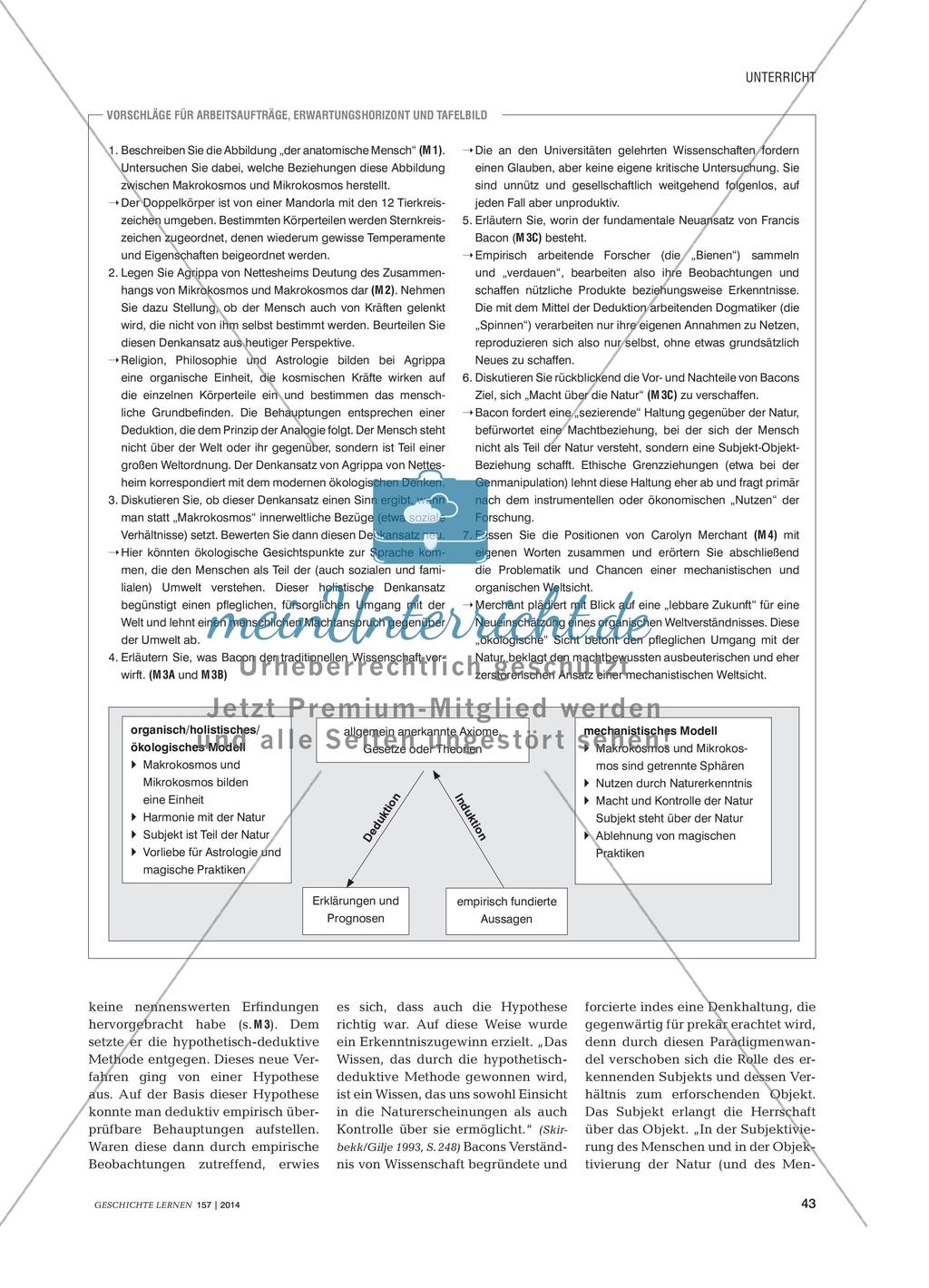 Organismus versus Mechanismus - Mensch und Natur in der Renaissance Preview 2