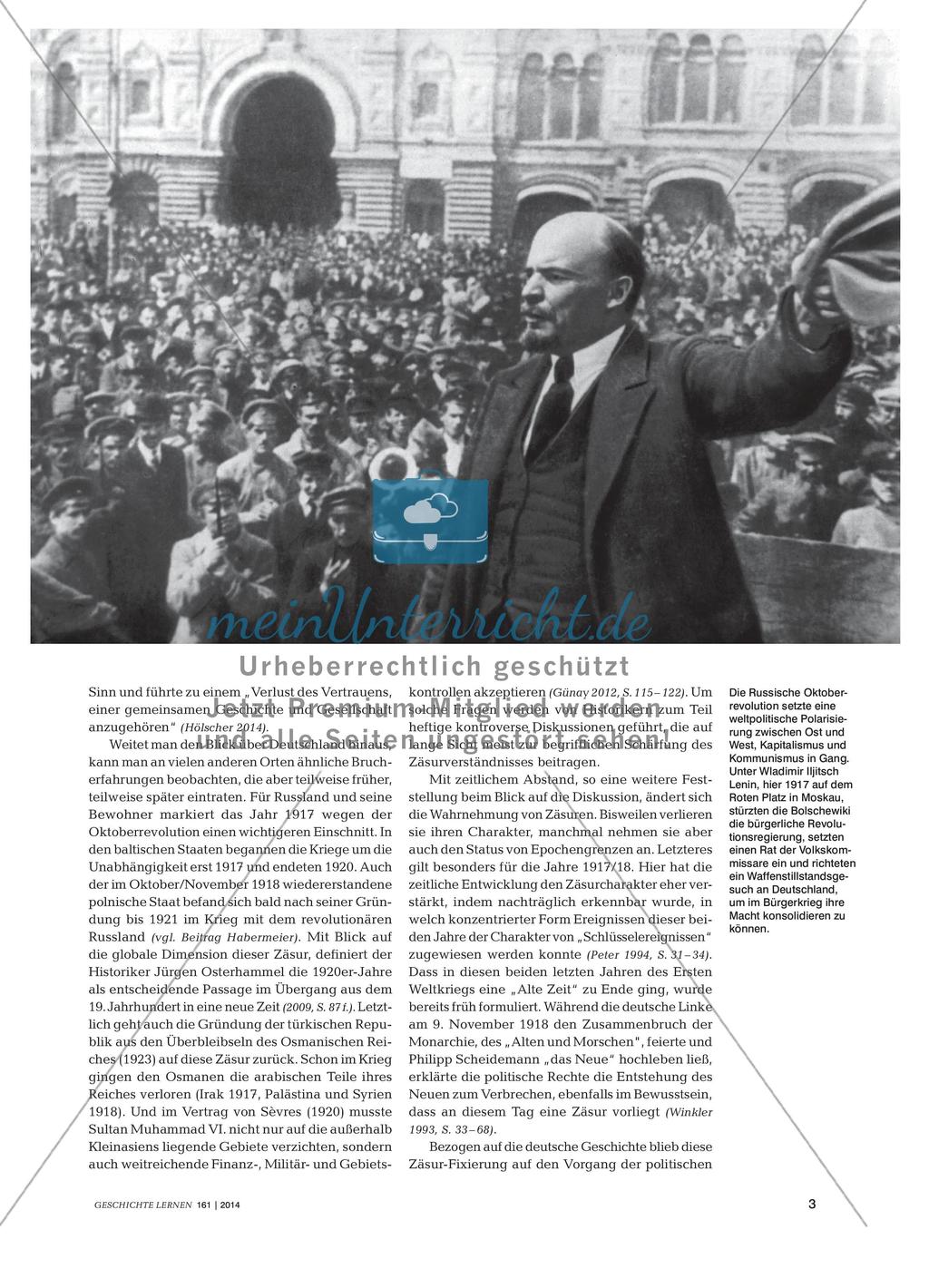 Epochenwende 1917/1918 - Brüche und Zäsuren Preview 2