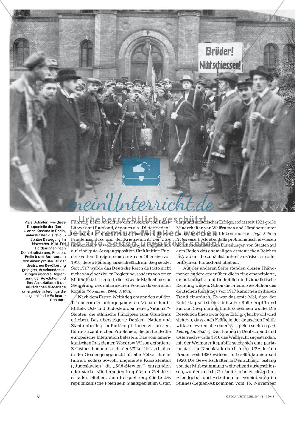 Epochenwende 1917/1918 - Brüche und Zäsuren Preview 5