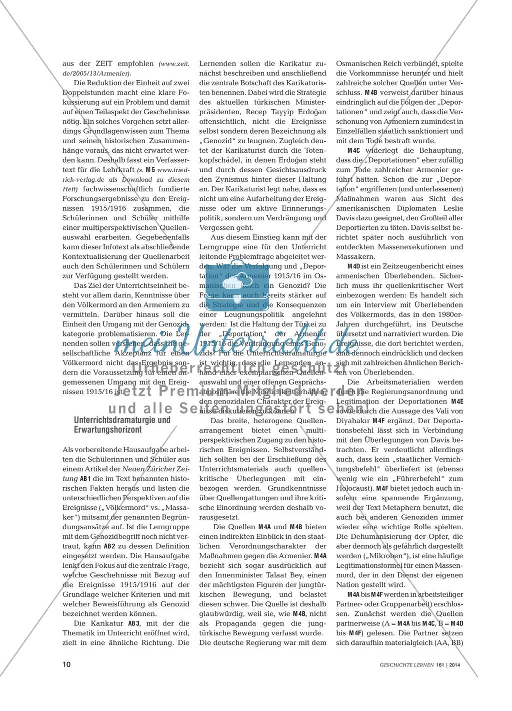 „Völkermord“ oder „tragische Ereignisse“? - Genozid an den Armeniern im Osmanischen Reich 1915/16 Preview 3
