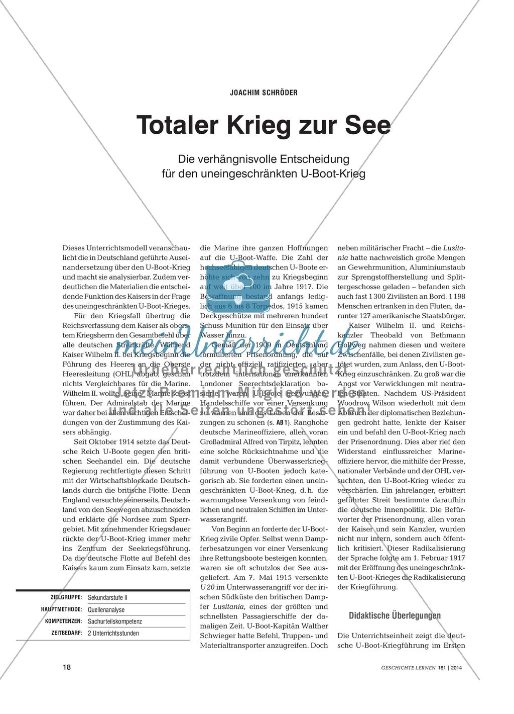 Totaler Krieg zur See Preview 1
