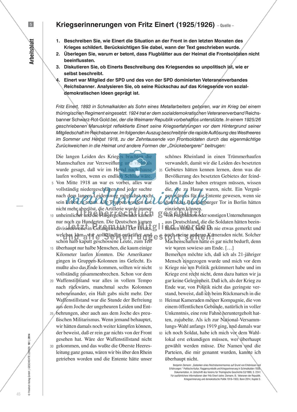 Vom Friedenswunsch zur Revolution - Epochenwende 1917/1918 an der Westfront Preview 7