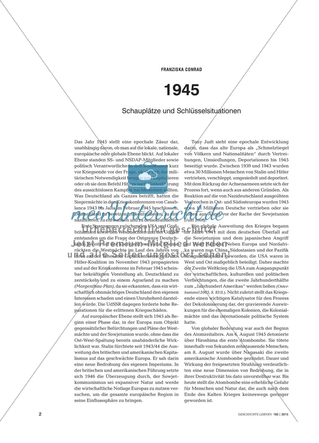 1945 - Schauplätze und Schlüsselsituationen Preview 1