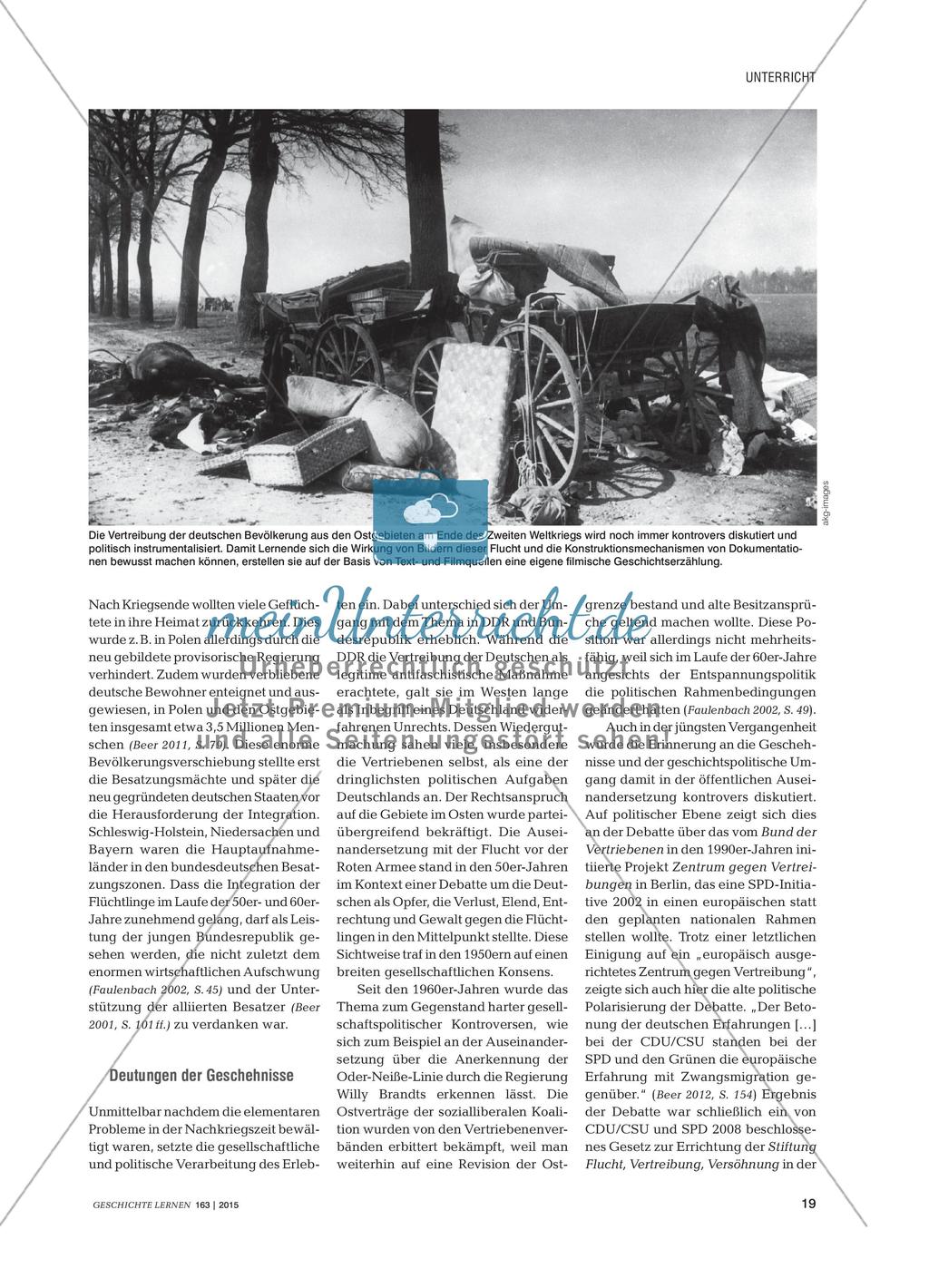 Flucht und Vertreibung der Deutschen aus den Ostgebieten Preview 2