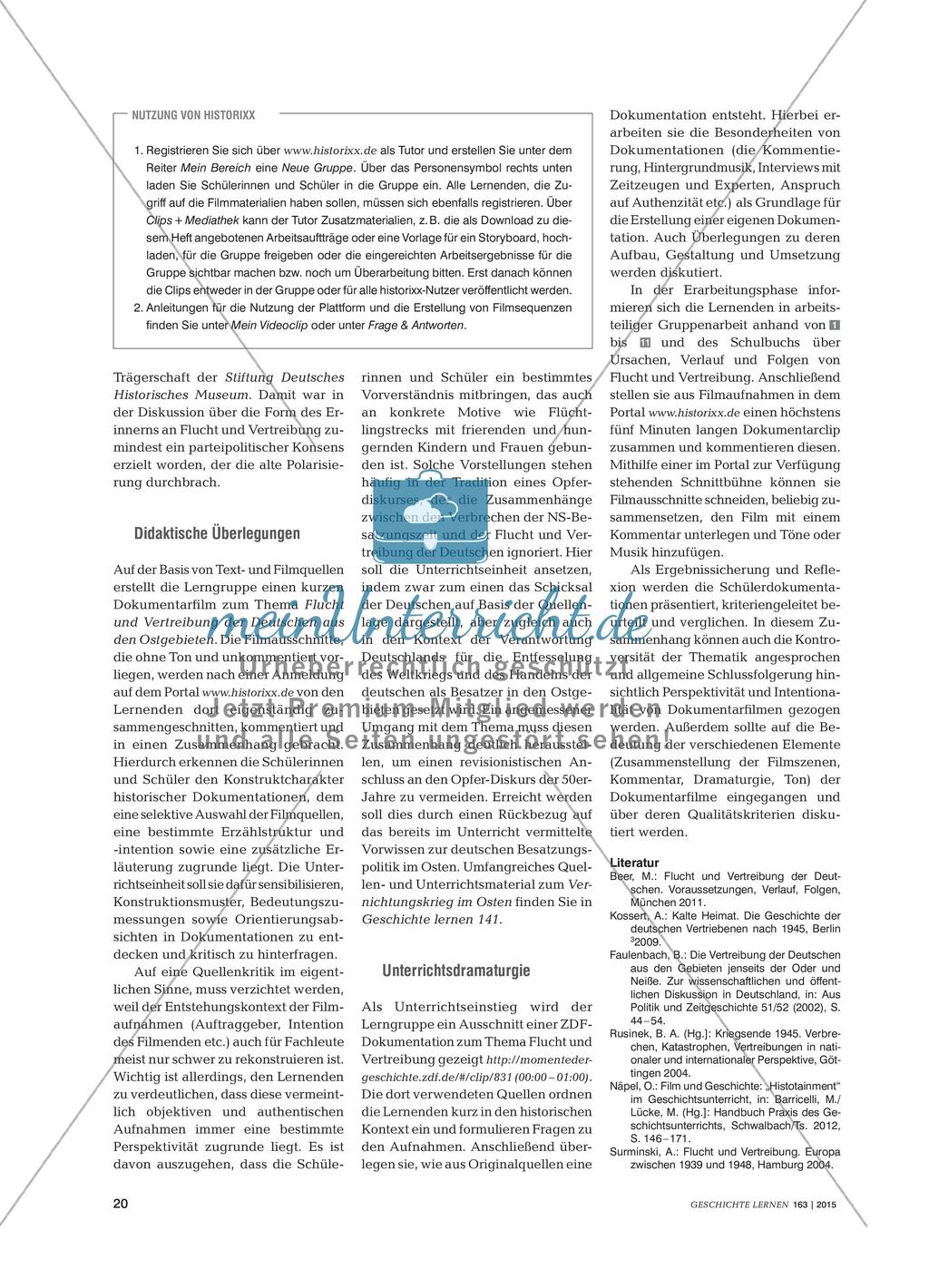 Flucht und Vertreibung der Deutschen aus den Ostgebieten Preview 3