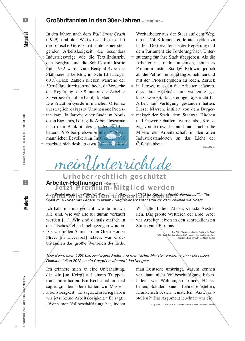 Etablierung des britischen Wohlfahrtsstaates nach dem Zweiten Weltkrieg Preview 4