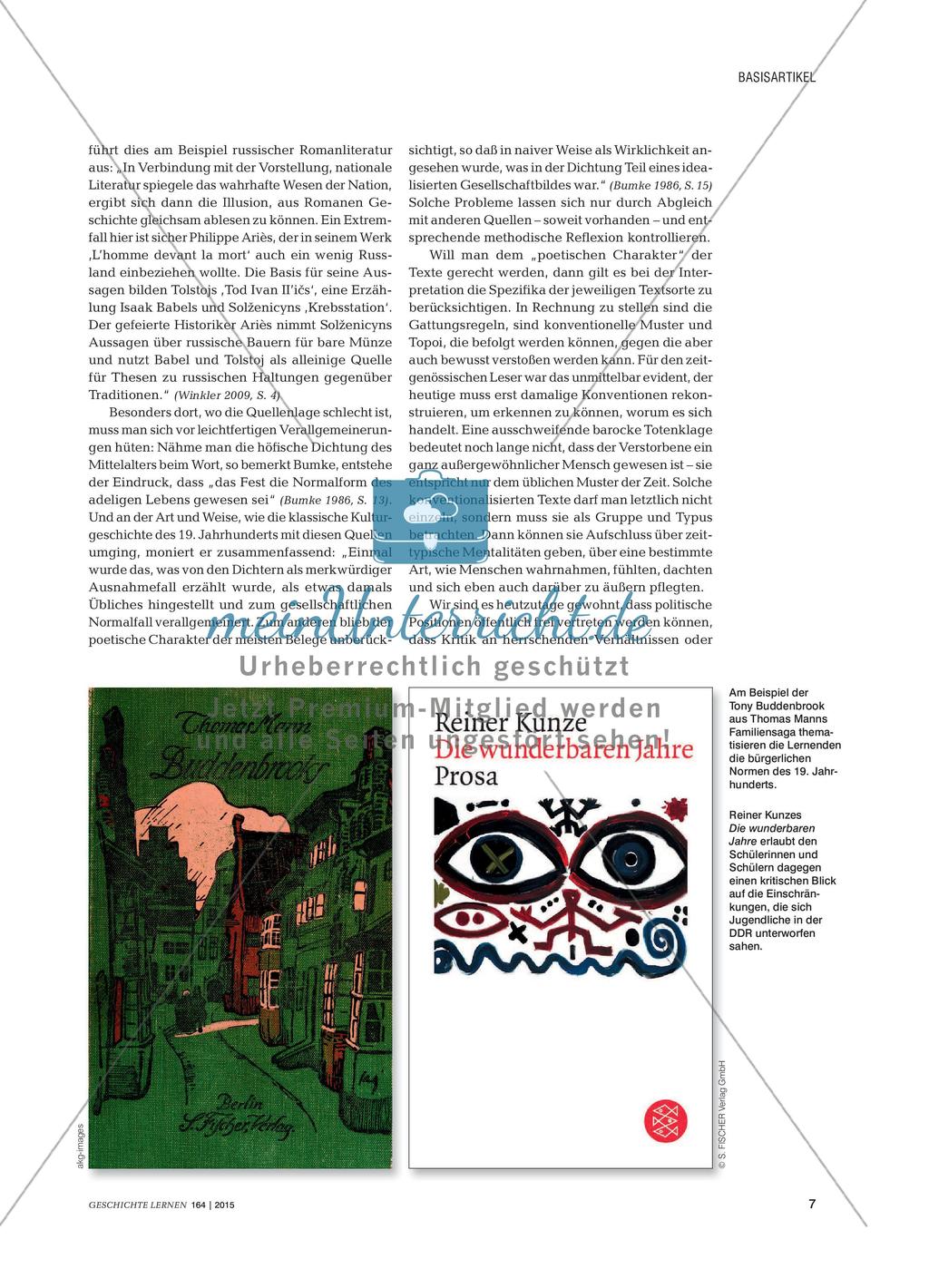 Literatur als historische Quelle Preview 6