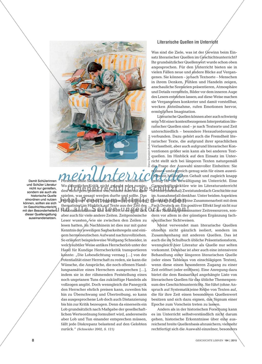 Literatur als historische Quelle Preview 7