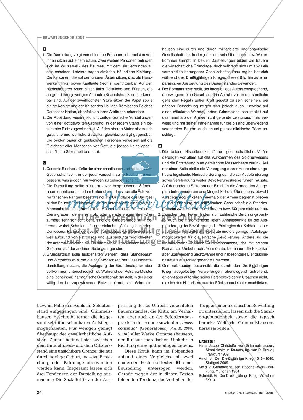Eine Welt in Aufruhr - Die gesellschaftlichen Verwerfungen während des Dreißigjährigen Kriegs im Simplicissimus Preview 3