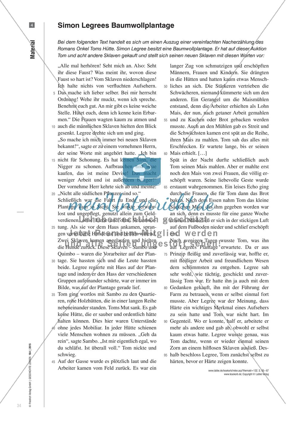 Kann ein Buch einen Krieg auslösen? - Onkel Toms Hütte von Harriet Beecher Stowe Preview 5