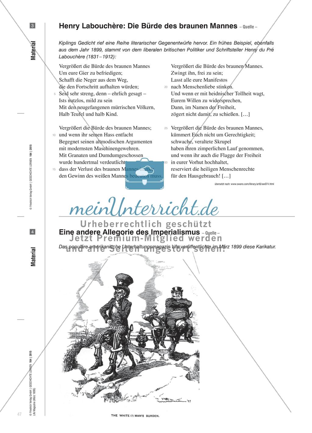 Die Bürde des weißen Mannes? - Dichtung im Dienst imperialistischer Sinnstiftung Preview 6