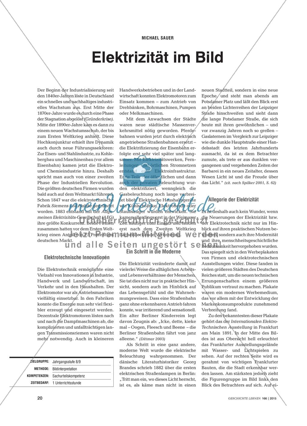 Elektrizität im Bild Preview 1