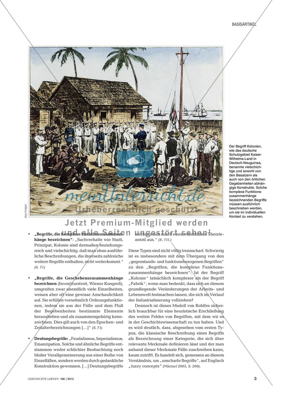 Begriffsarbeit im Geschichtsunterricht Preview 2
