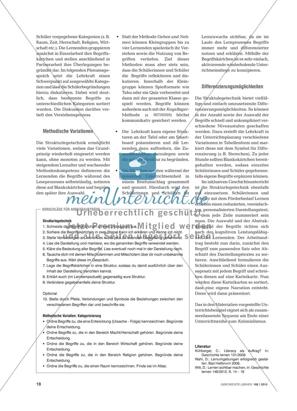 Strukturlegetechnik - Begriffe individuell verstehen, miteinander kommunizieren, kooperativ agieren Preview 3