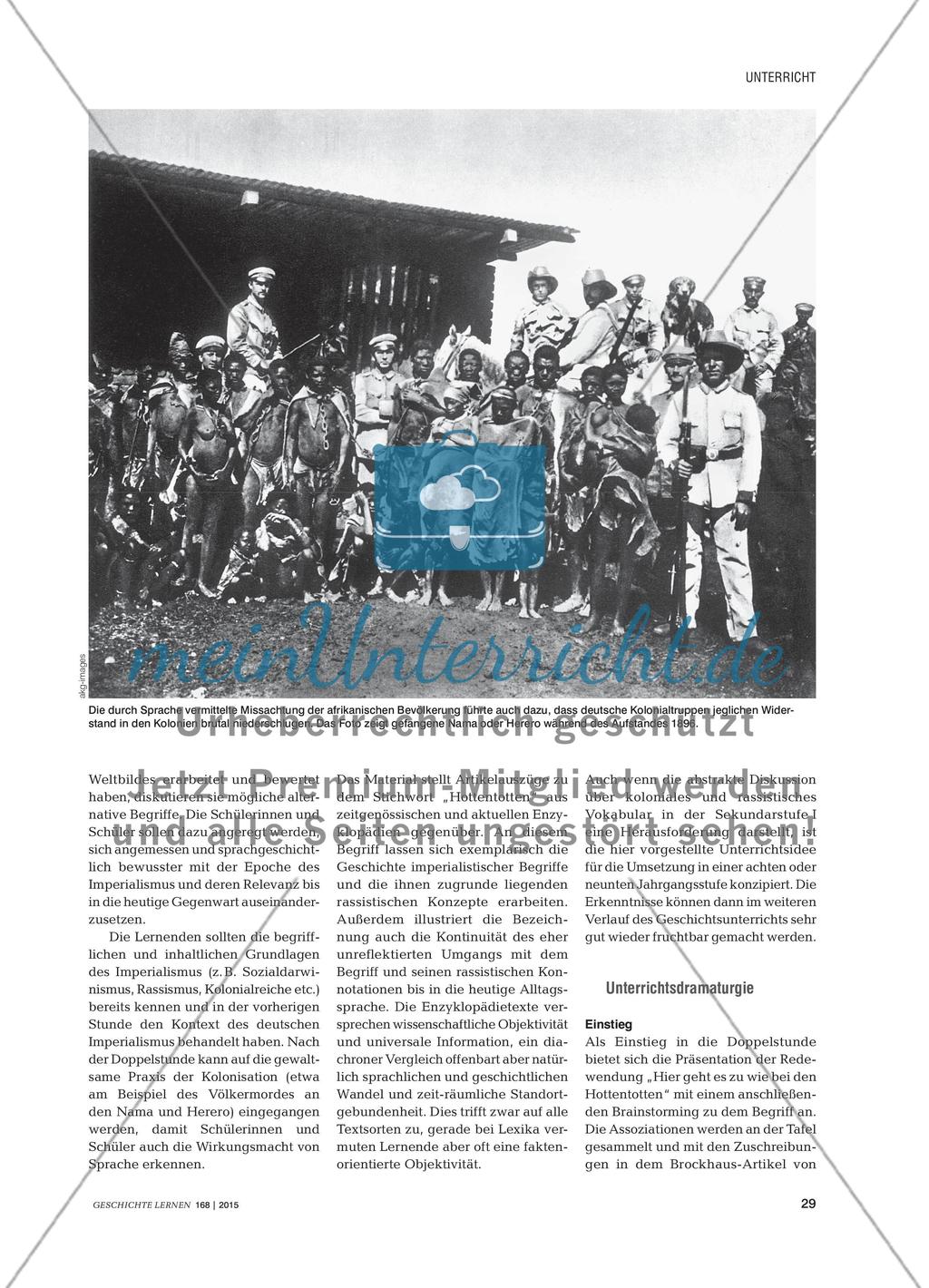 „Wie bei den Hottentotten!“ - Kritische Auseinandersetzung mit kolonialer und rassistischer Sprache Preview 2
